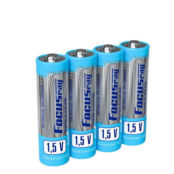 FOCUSray SUPER ALKALINE LR6/S4 1/15/180 батарейка, шт (4 шт)