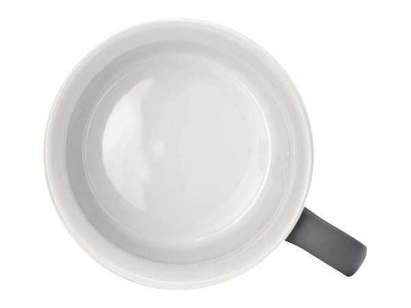 Кружка «Nancy», матовая, Цвет серый/белый