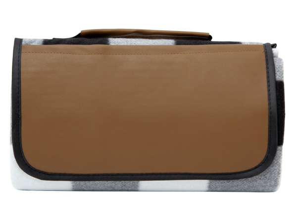 Плед для пикника «Recreation», Цвет белый/черный