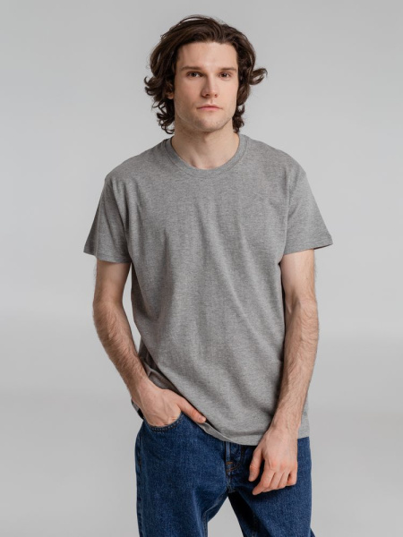 Футболка Imperial 190, серый меланж, XS–5XL