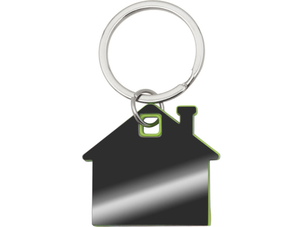 Брелок «SteelPop House», Цвет цвет вороненой стали/зеленое яблоко