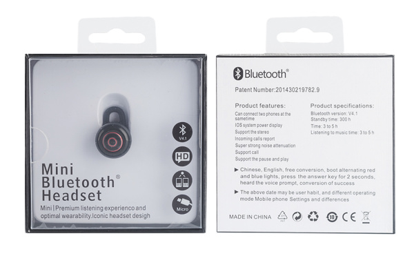 Мини bluetooth гарнитура