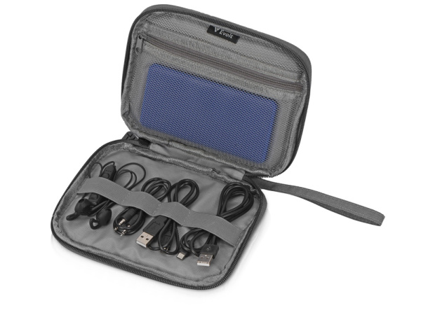 Органайзер для проводов и электроники «Keep Organized M», Цвет темно-серый