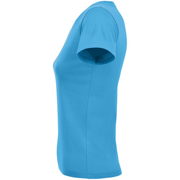 Футболка женская Regent Fit Women, ярко-бирюзовая, S–ХXL
