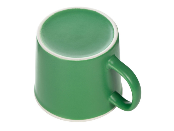 Кружка «Nancy», матовая, Цвет зеленый классический/белый