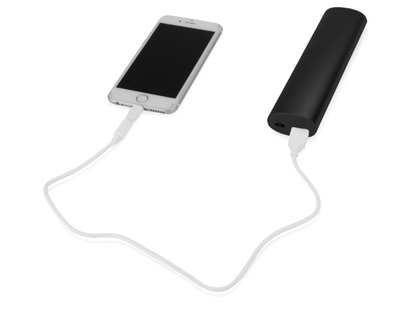 Внешний аккумулятор «Спайк», 8000 mAh, Цвет черный/белый