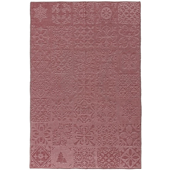 Плед Ornamental, бордовый, 110х160 см