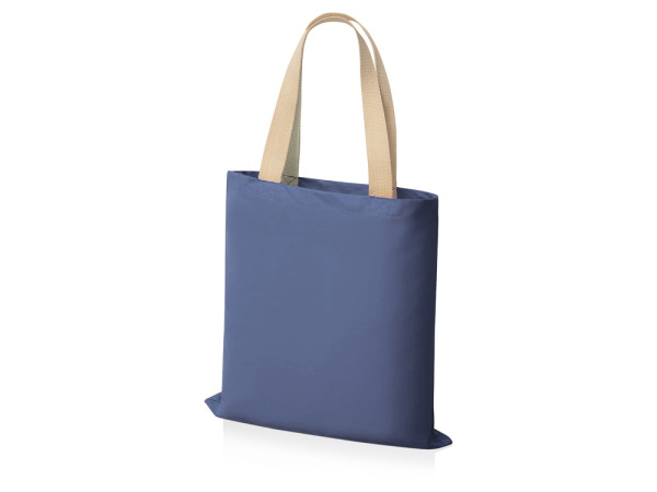 Сумка для шопинга «Steady» хлопковая с парусиновыми ручками, 260 г/м2, Цвет голубой