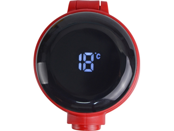 Вакуумная термокружка с индикатором и медной изоляцией «Bravo», тубус, 400 мл, Цвет красный