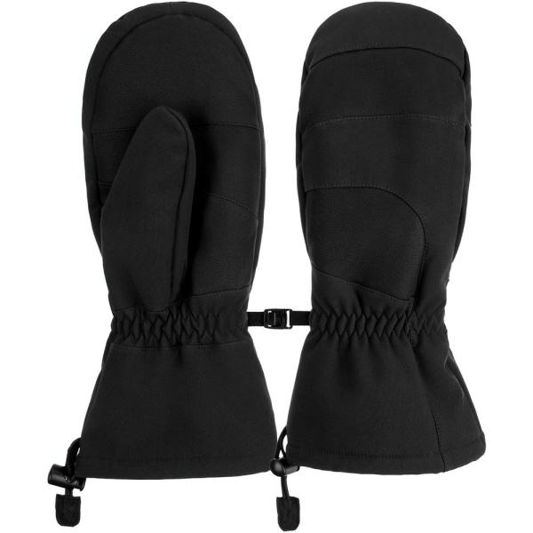 Варежки Lillehammer, черные, S–XL