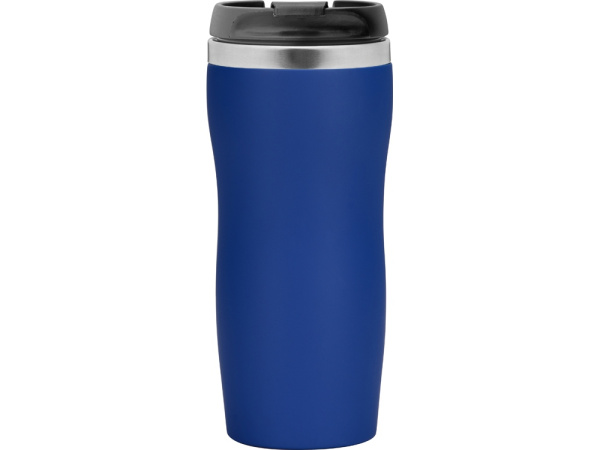 Термокружка «Mony Steel» soft-touch, Цвет синий