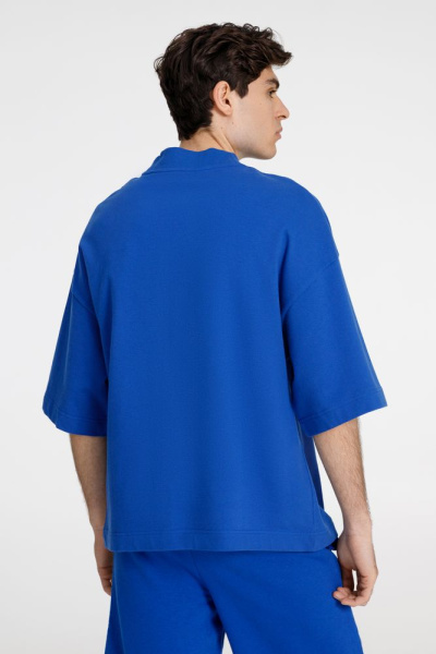 Футболка оверсайз унисекс T9, синяя, XS–XXL