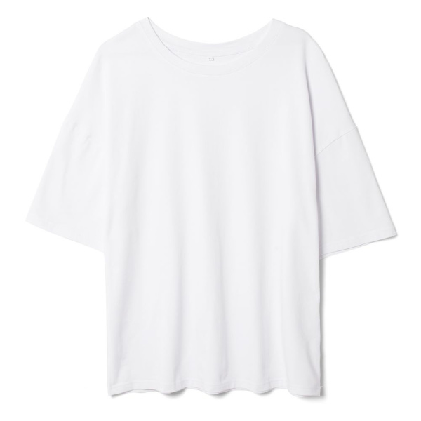 Футболка унисекс оверсайз Crosstown, белая, S–XXL