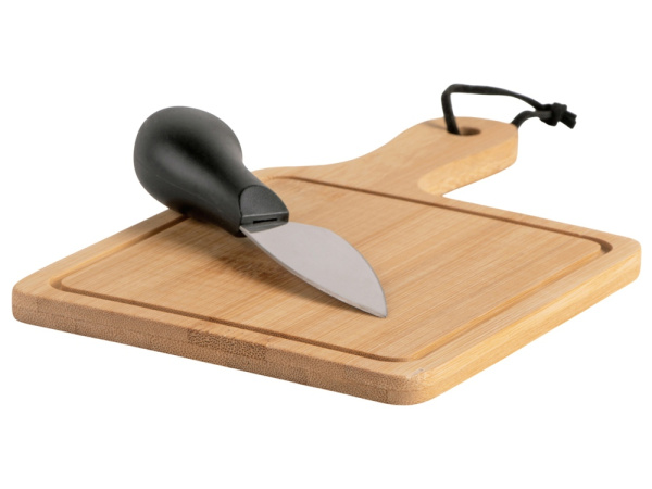 Набор для сыра из бамбука «Pecorino», Цвет светло-коричневый