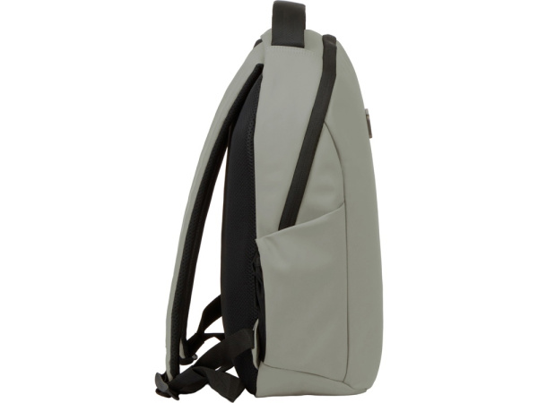 Рюкзак «Sofit» для ноутбука 14'' из экокожи, Цвет зеленый оливковый