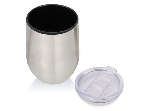 Термокружка «Pot», Цвет серебристый