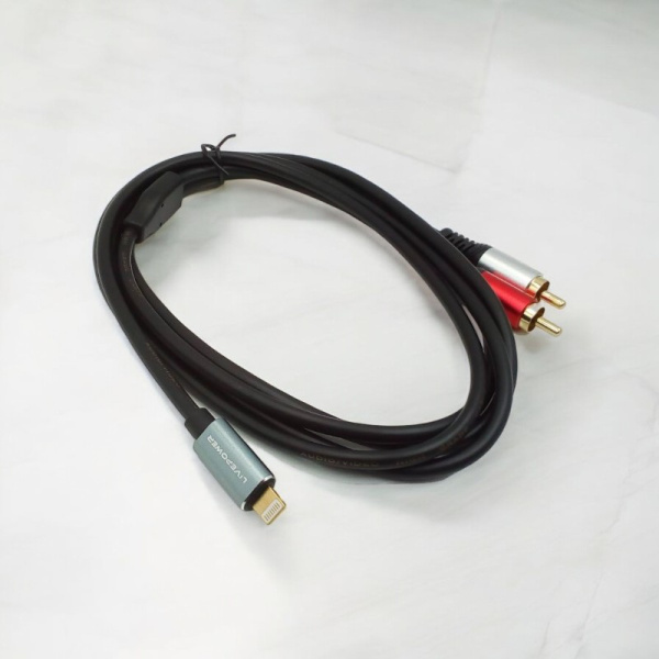 Кабель Аудио Premium H266 Lightning на 2RCA / Универсальный и эффективный