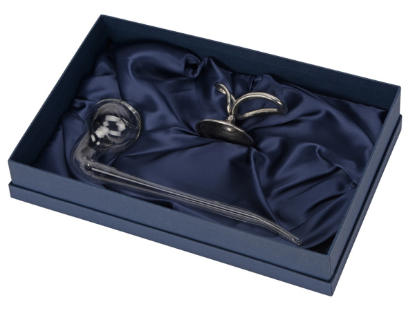 Рюмка  «Трубка мира», Цвет прозрачный, серебристый