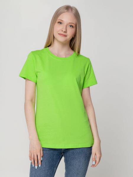 Футболка женская T-bolka Lady, зеленое яблоко, S–3XL