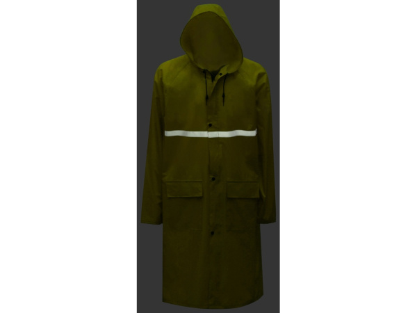 Дождевик со светоотражающей тесьмой «Lanai», Размер XL-2XL, Цвет желтый