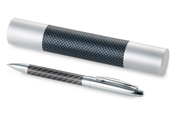 Ручка металлическая шариковая «Winona», Цвет черный/серебристый