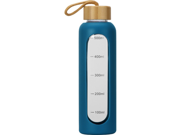 Бутылка из боросиликатного стекла «Hangy», 550 мл, Цвет синий индиго