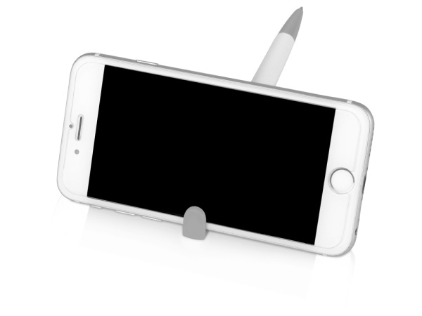 Ручка-подставка «Кипер», Цвет белый/серый