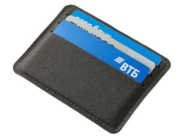 Подарочный набор «Consul»: обложка для паспорта и картхолдер, Цвет серый