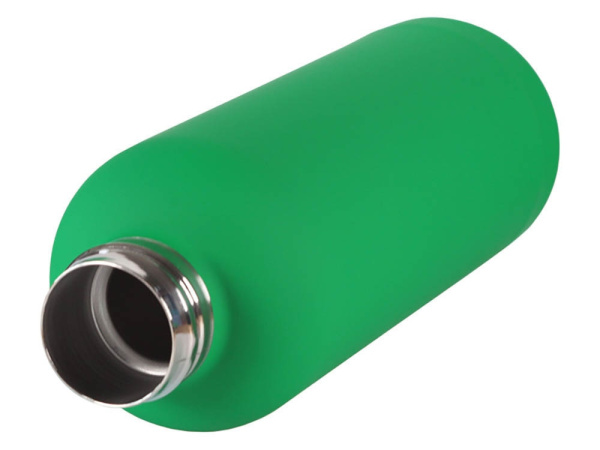 Вакуумная термобутылка ODIN, soft-touch, 550 мл, Цвет зелёный