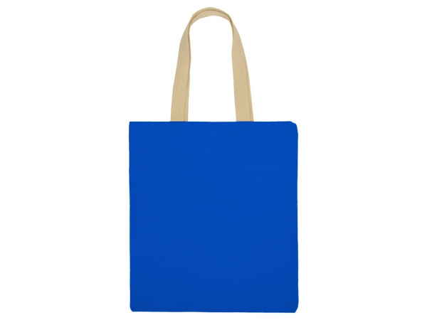 Сумка для шопинга «Steady» хлопковая с парусиновыми ручками, 260 г/м2, Цвет синий