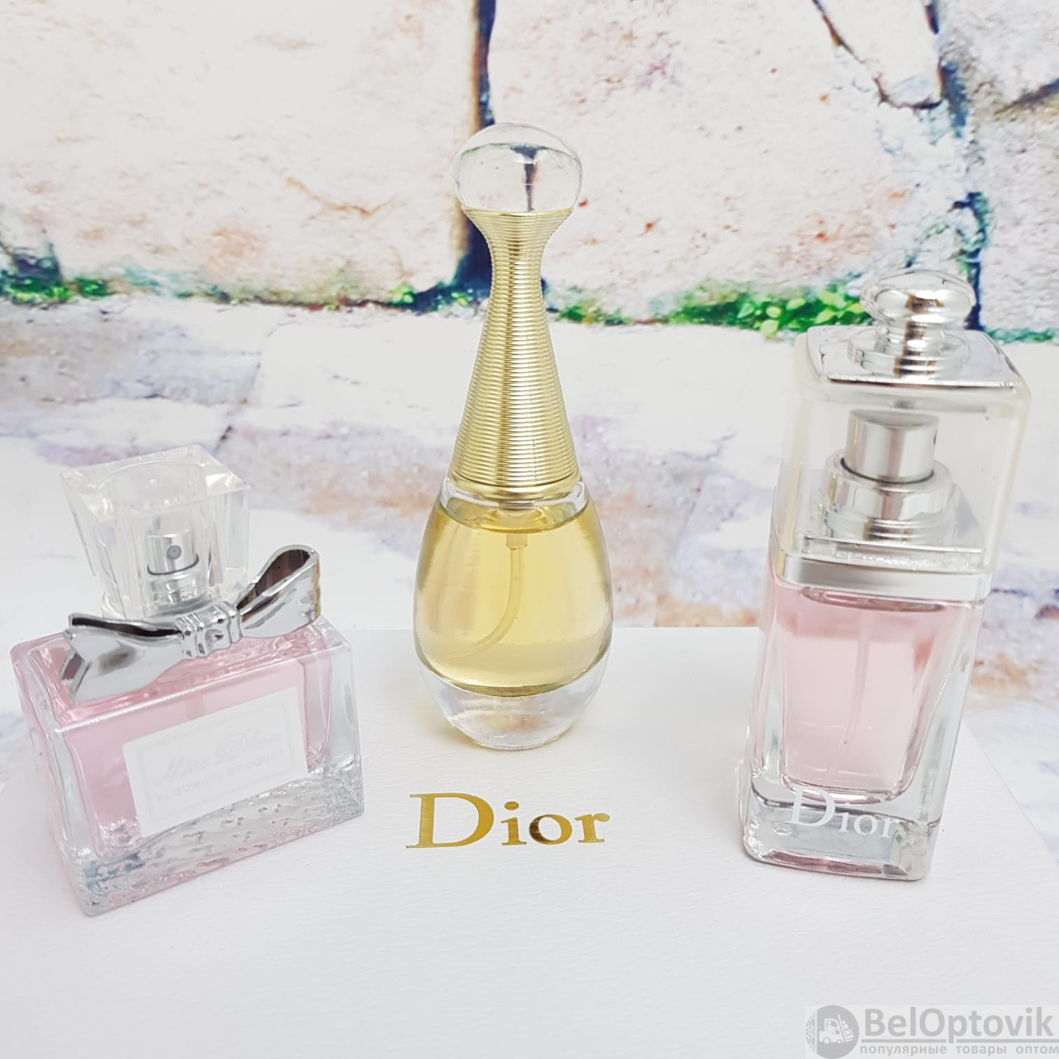 Подарочный набор духов Dior 3 аромата в мини-флаконах по 30 мл. (арт:  zh-6100) от 1 ₽ рублей оптом в Москве