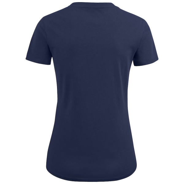 Футболка женская Ladies American U, темно-синяя, S-XXL