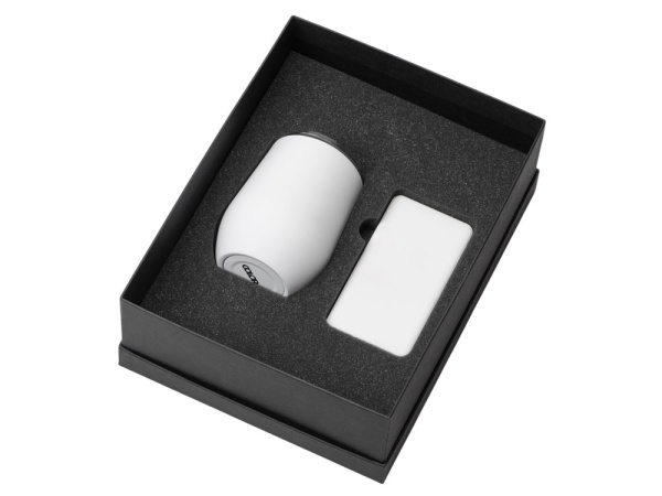 Подарочный набор «COLOR IT» с термокружкой и повербанком, Размер 10000 mAh, Цвет белый