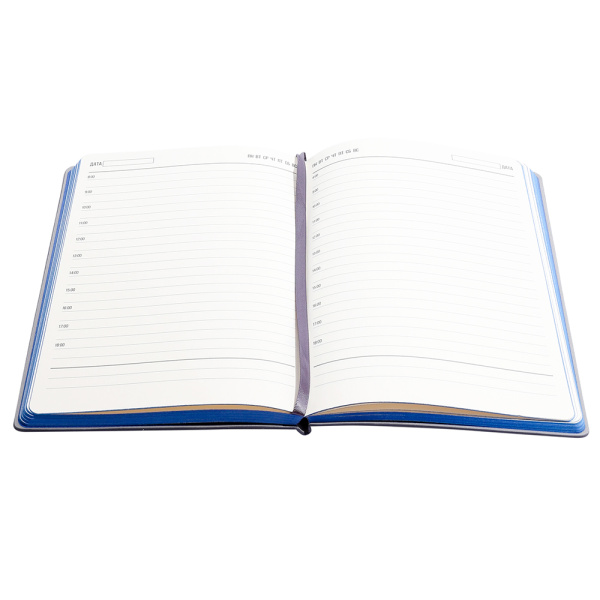 Ежедневник A5 недатированный Carisma в мягком переплёте, синий