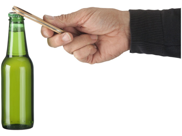 Бамбуковая открывалка «Barron», Цвет светло-коричневый