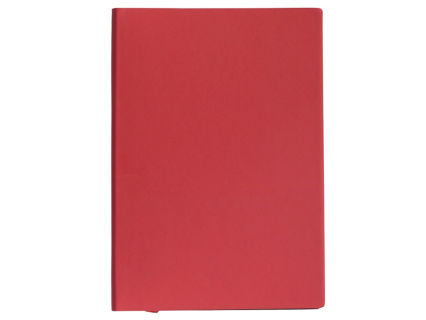 Бизнес-блокнот А5 «C1» soft-touch, Цвет красный