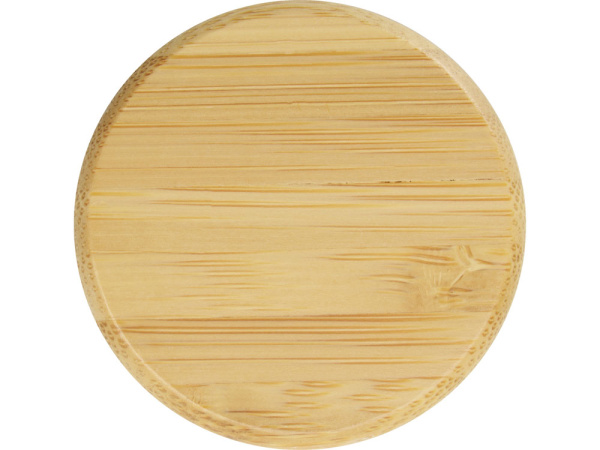 Стеклянная бутылка с бамбуковой крышкой «Foggy», 600 мл, Цвет синий