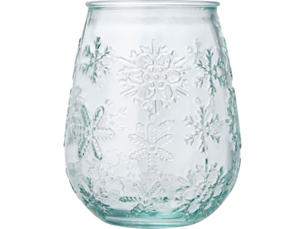 Подставка для чайной свечи «Faro» из переработанного стекла, Цвет прозрачный