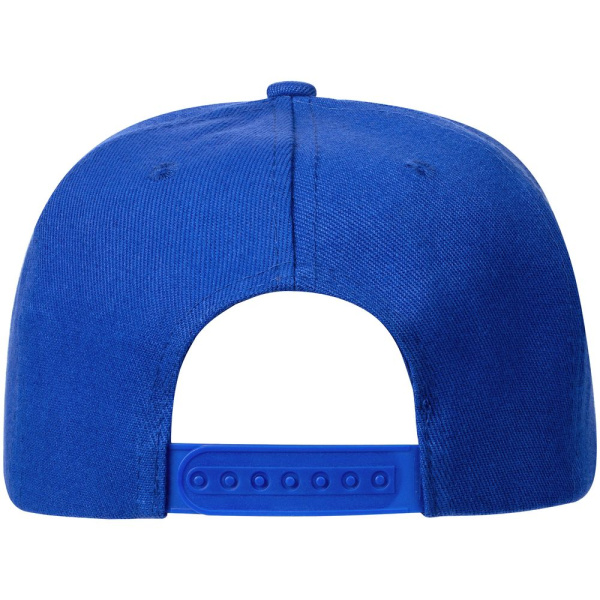 Бейсболка Snapback с прямым козырьком, ярко-синяя, 56-58