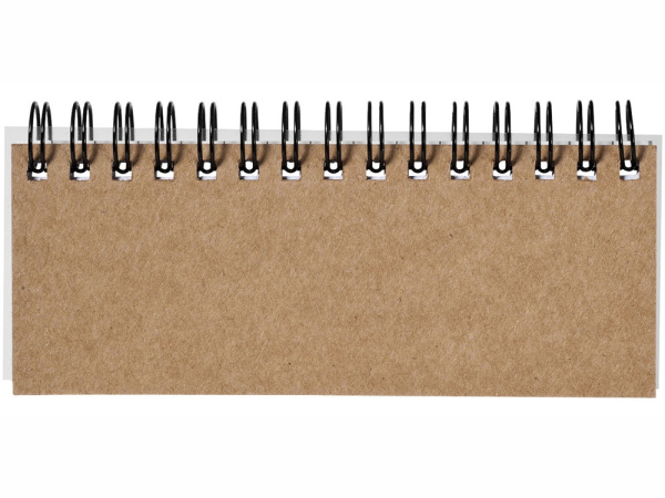 Блокнот «Spiral» с клейкими листами, Цвет натуральный