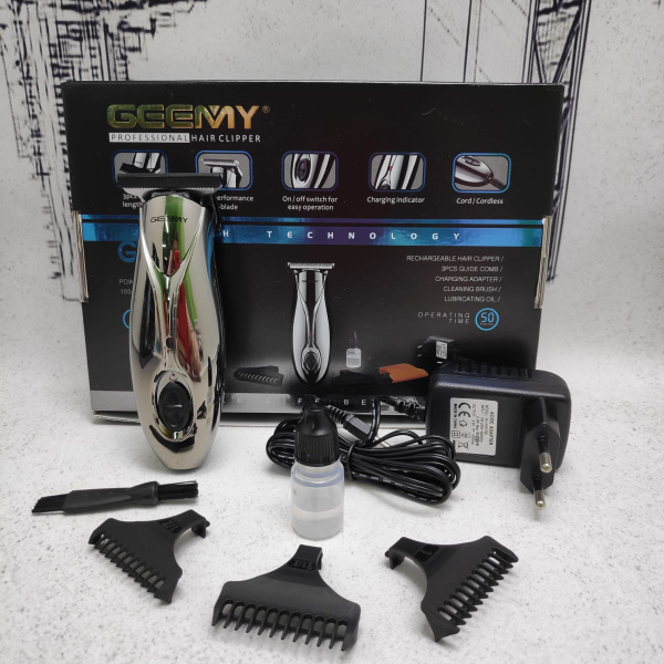 Машинка для cтрижки волос, усов и бороды GEEMY GM-839