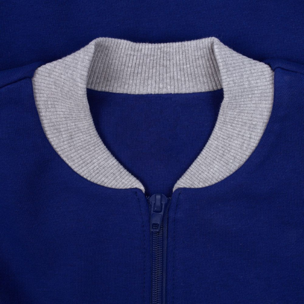 Бомбер College, ярко-синий, XS–XXL