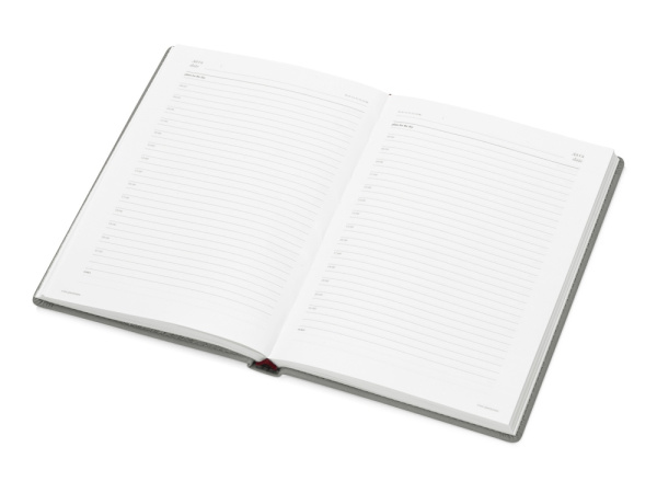 Ежедневник недатированный А5 «Velvet», Размер A5, Цвет светло-серый