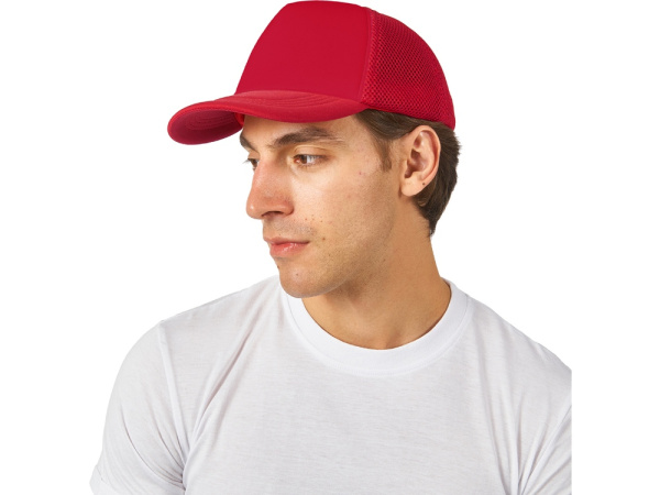 Бейсболка «Newport», Цвет красный