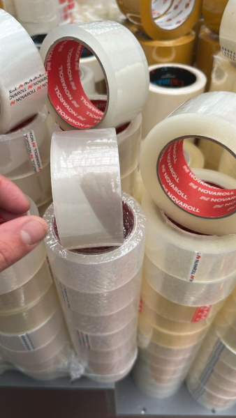 Скотч канцелярский прозрачный Намотка 66 метров  Толщина 38 мкр