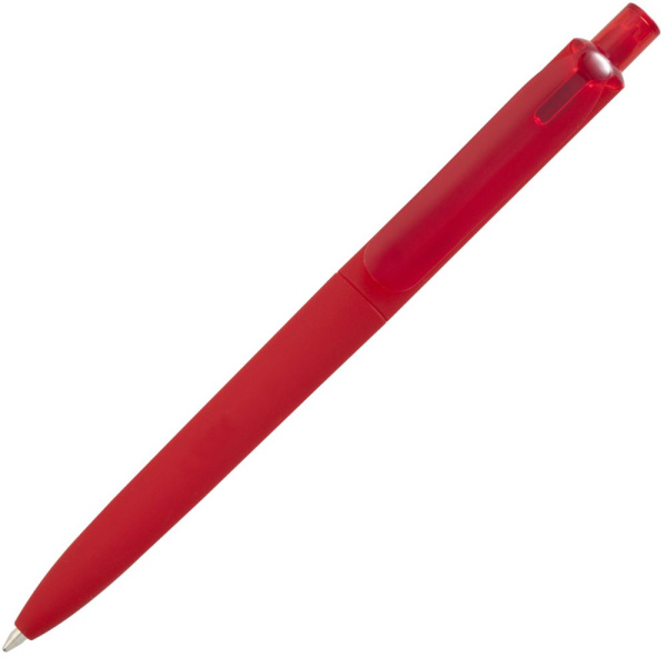 Ручка шариковая Prodir DS8 PRR-T Soft Touch, красная, 14х1,1 см
