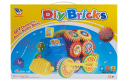 Паровоз на радиоуправлении Diy Bricks