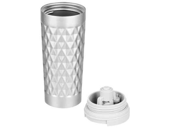 Герметичная вакуумная термокружка «Matrix», 450 мл, Цвет серебристый