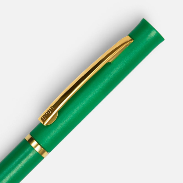 Ручка шариковая Euro Gold, зеленая, 13,3х0,8