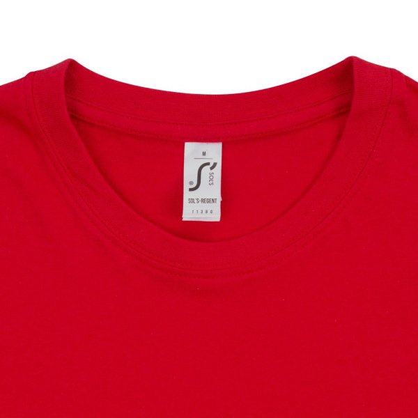 Футболка унисекс Regent 150, красная, XXS–5XL